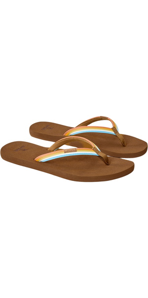 2026 Rip Curl Mujer Chanclas Freedom Bloom Con Punta Abierta 183WOT - Multicolor